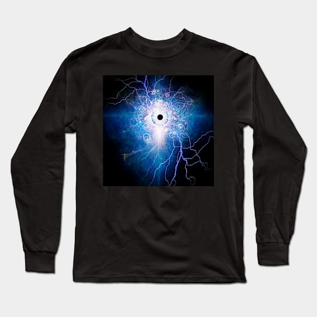 Lightnings eye Long Sleeve T-Shirt by rolffimages